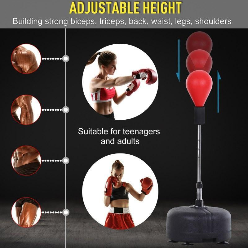 Elevate Your Fitness with Our Premium Speed Ball and Adjustable Stand – Perfect for Teens and Adults, 360° Rebound Design for Stress Relief and Home Workouts